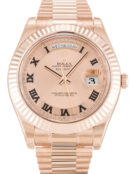 Rolex Day-Date II 40mm Rose Dial 218235