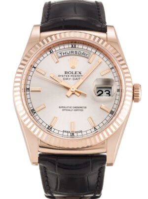 Rolex Day-Date 36mm Silver Dial 118135