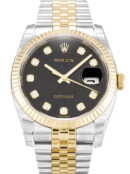 Rolex Datejust 36mm Black Jubilee Dial 116233