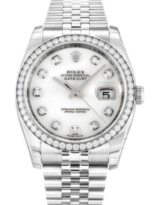 Rolex Datejust 36mm Mother of Pearl – White Dial 116244