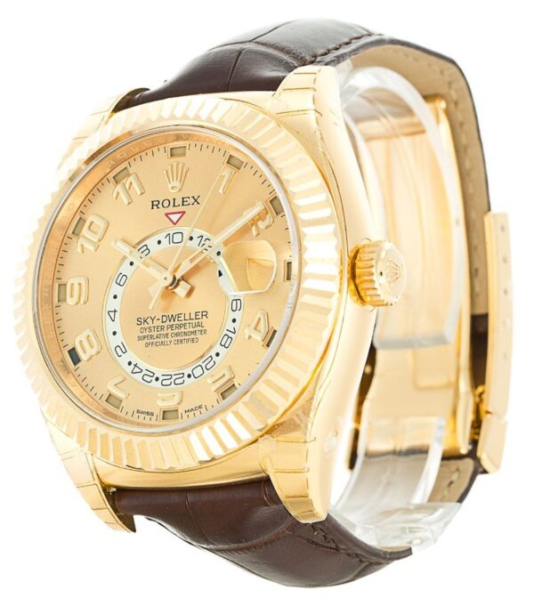 Rolex Sky-Dweller 42mm Gold Dial 326138 - Image 3