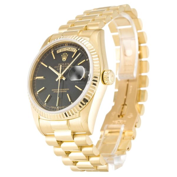 Rolex Day-Date 36mm Black Dial 18038 - Image 2